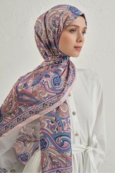 Pembe Pure Etnik Desen Şal-2   27